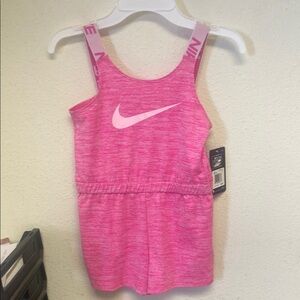 Nike Pink Sleeveless Romper